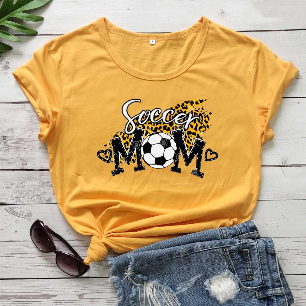 Mother's Day Gift Women's Cotton Leopard Print Casual T-shirt
