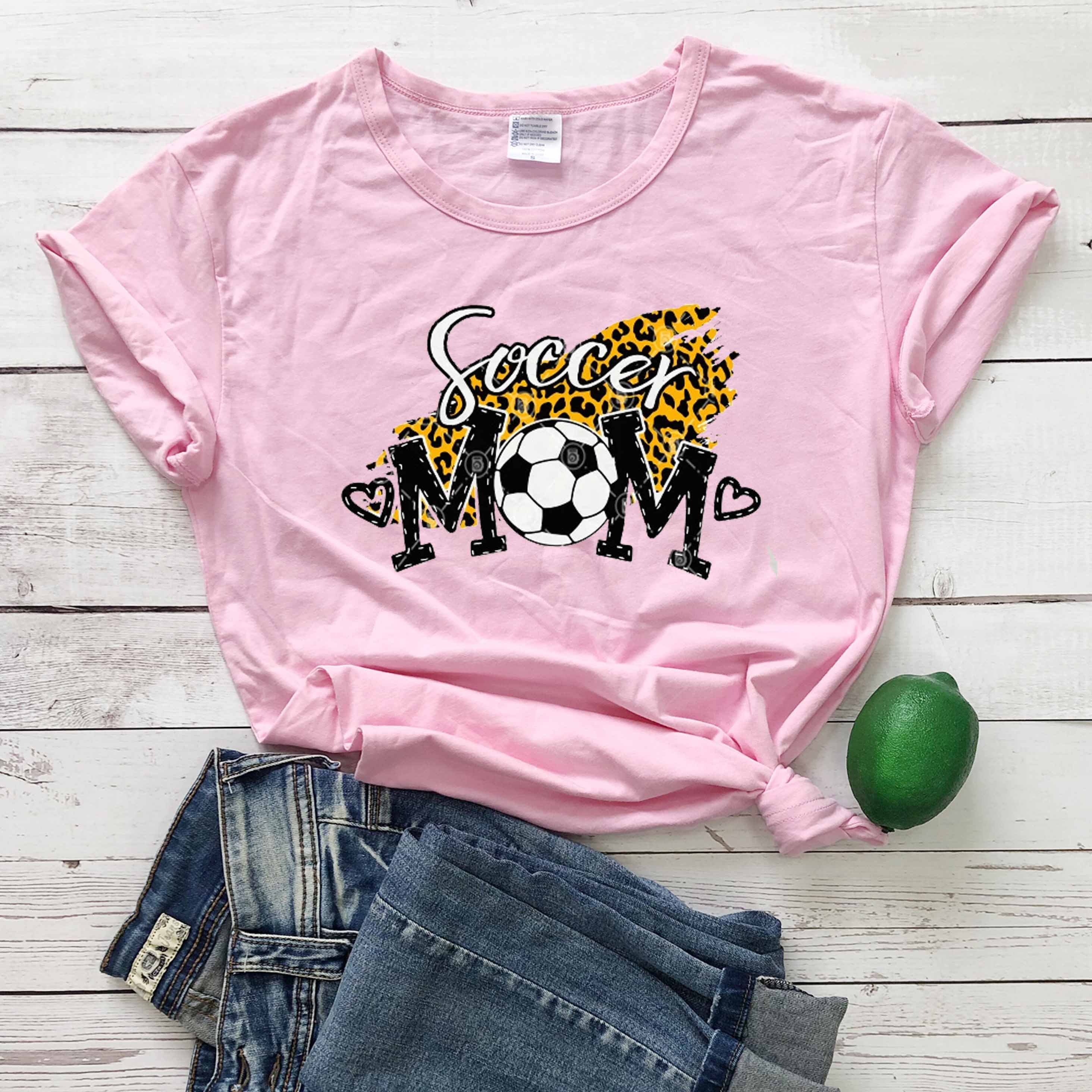 Mother's Day Gift Women's Cotton Leopard Print Casual T-shirt