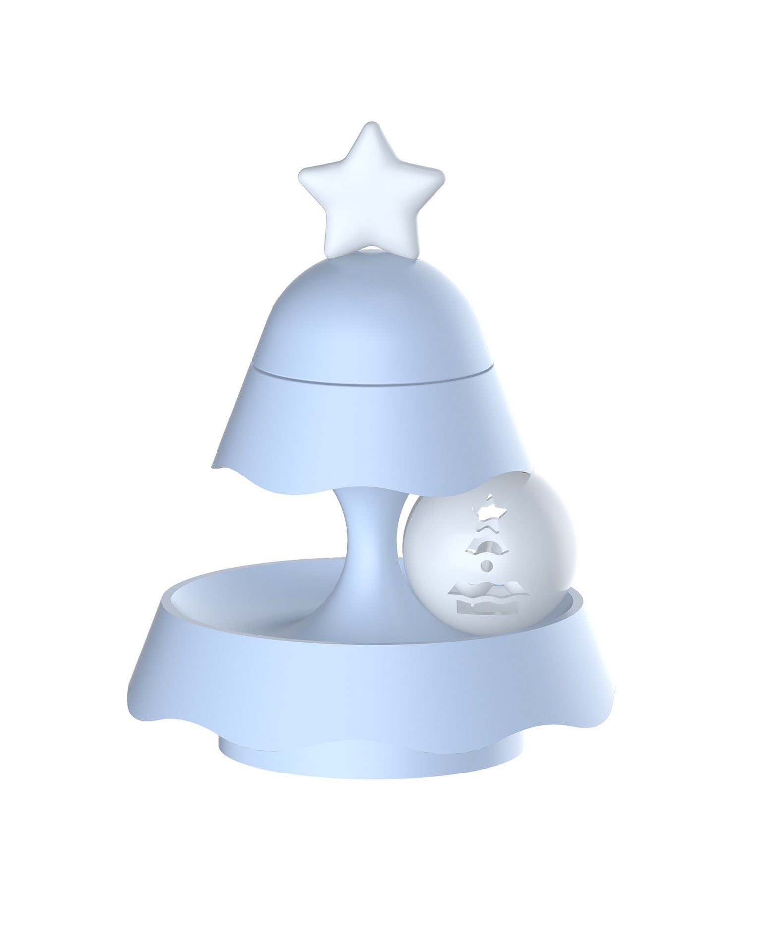 New Christmas Tree Mini Three-layer Track