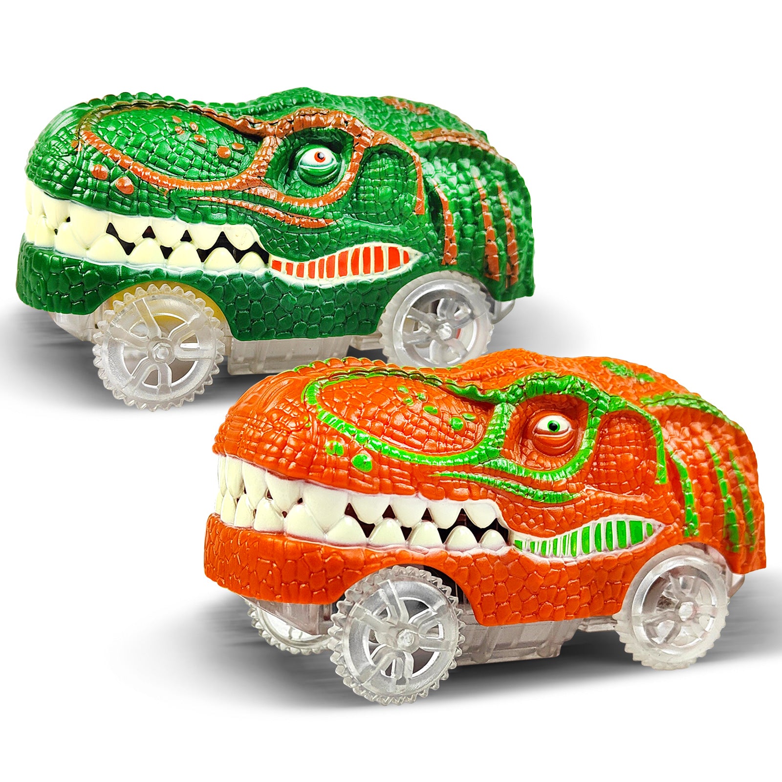 Children's Rail Car Toy Electric Dinosaur