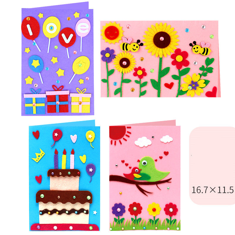 Teacher's Day Gift Handmade Diy Greeting Card Making Material Package