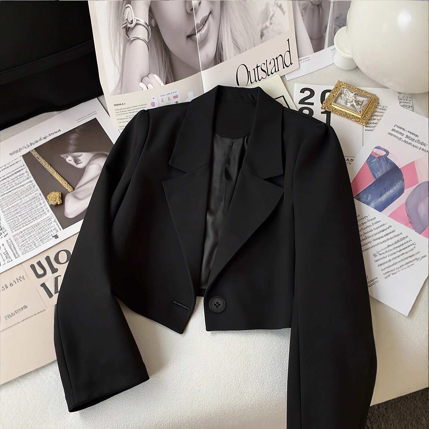 New Spring And Autumn Women's Short Blazer