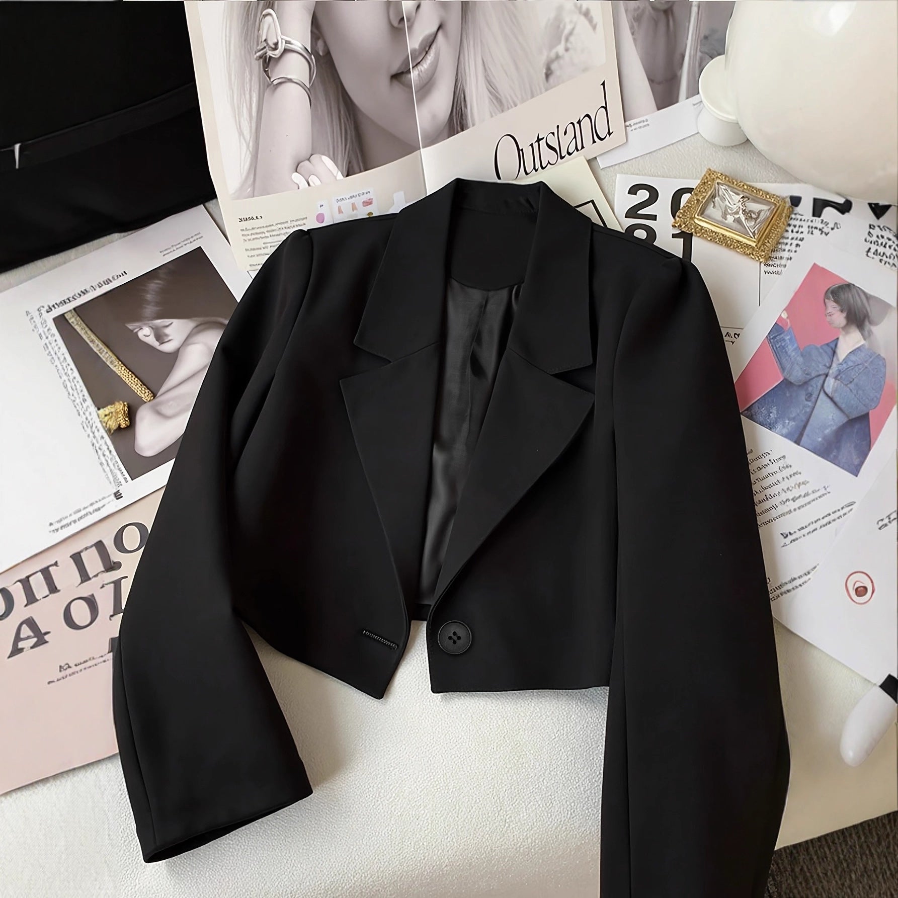 New Spring And Autumn Women's Short Blazer
