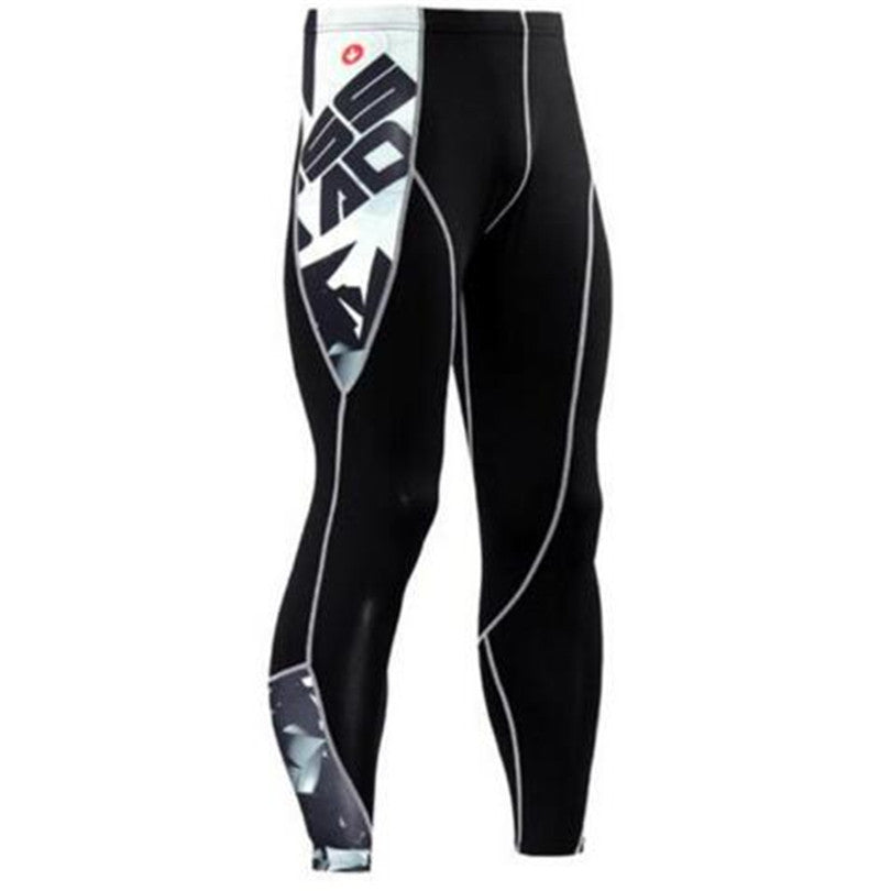 Summer Men's Blackout Compression Tight Fitting Pants