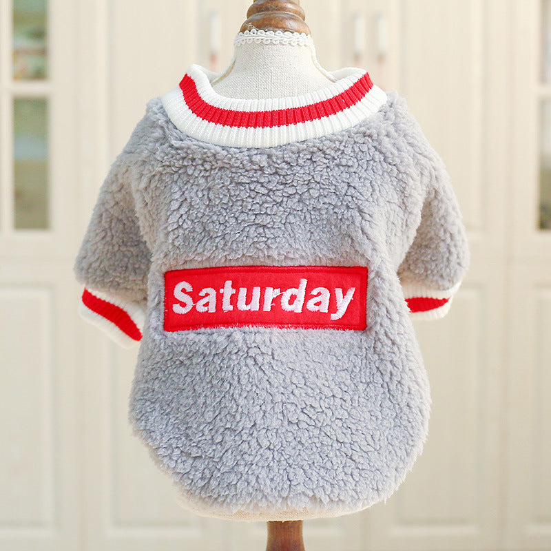 Lamb cashmere crew neck two-legged clothing