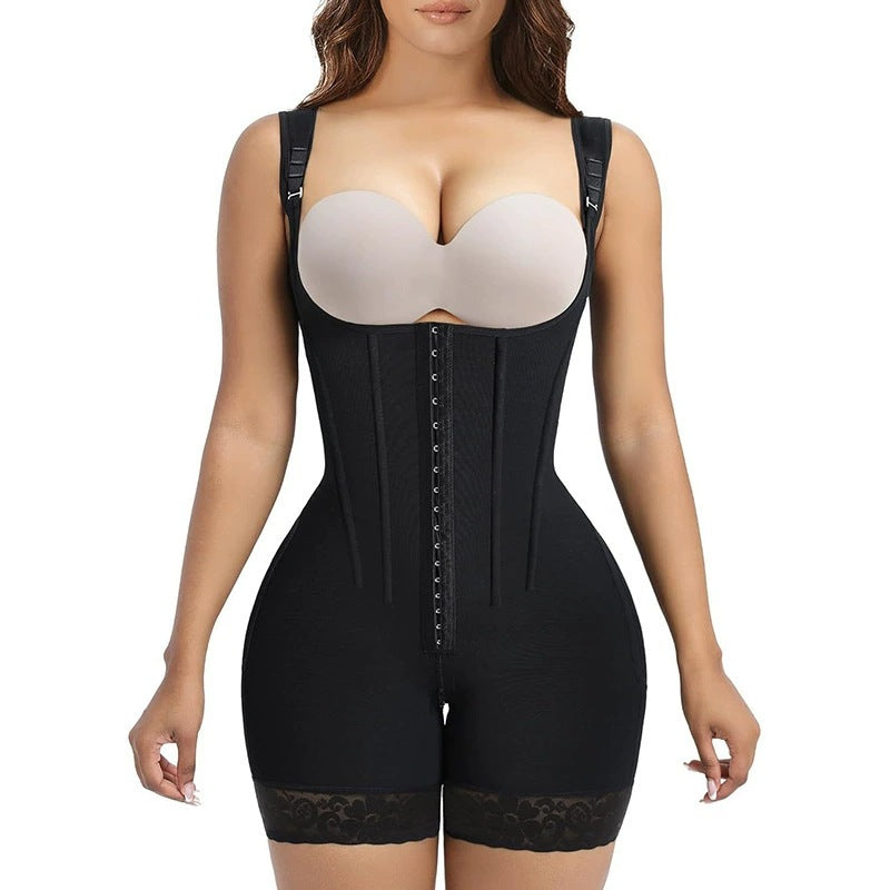 Tummy-tucking, Butt-lifting, Body-shaping One-piece Corset