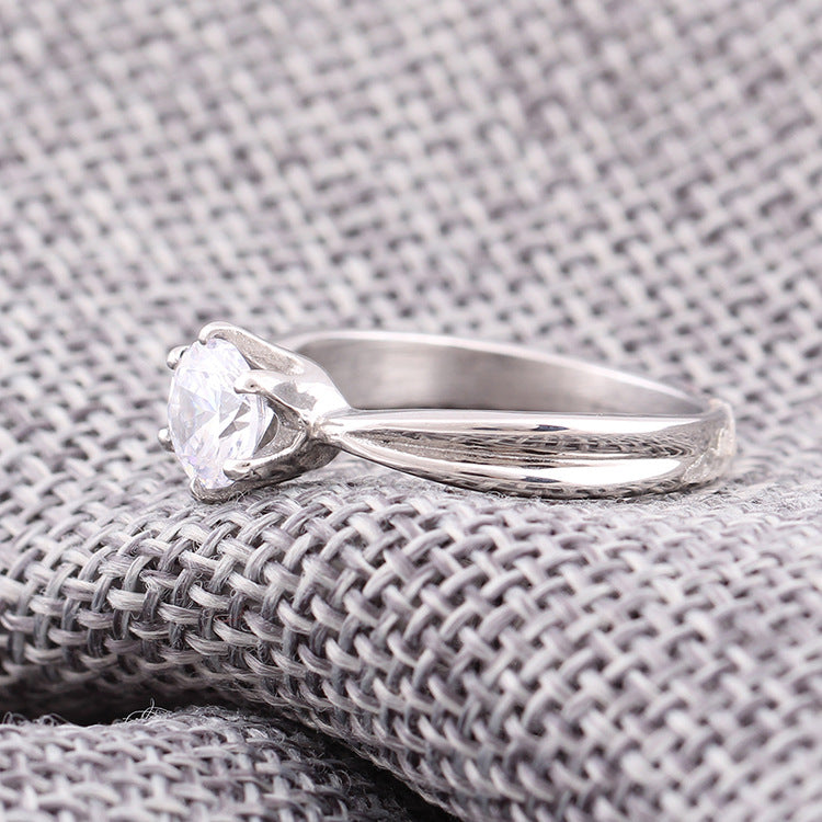 New Personality Fashion Diamond Fashion Wedding Ring