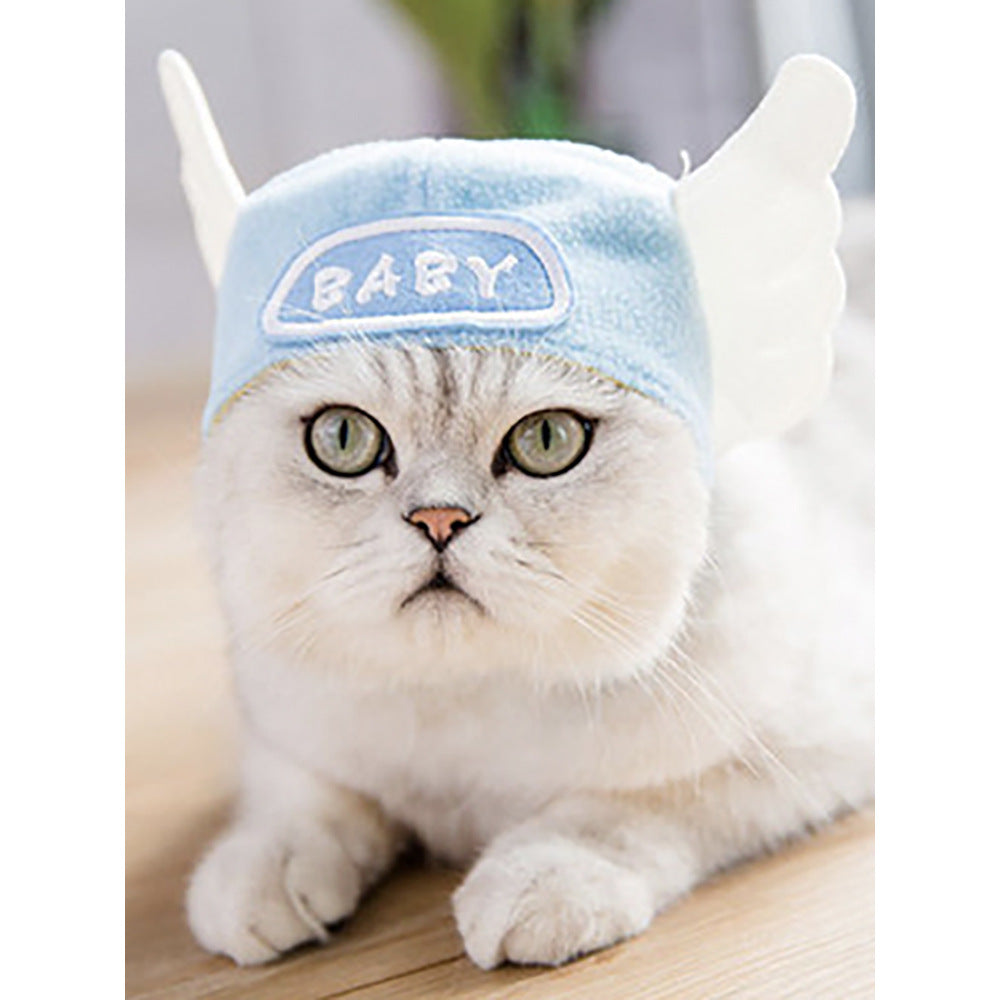 Pet Headgear Cute Dog Teddy Dress Up SUNFLOWER Cat Headdress Wig Cat Headgear Hat