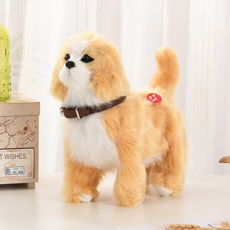 Simulation Dog That Walks Barks Wags Its Tail And Plays Musicelectric Plush Toy Dog Electronic Pet Dog With Motion-sensing Capabilities