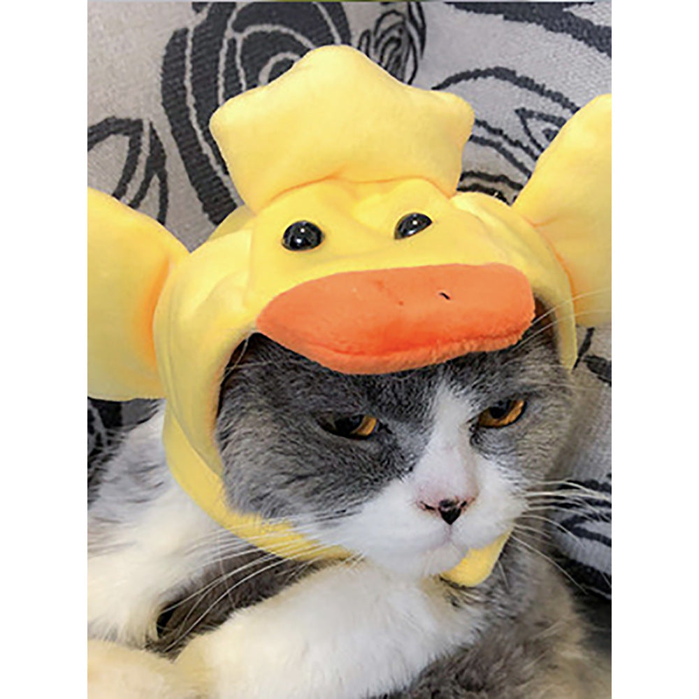 Pet Headgear Cute Dog Teddy Dress Up SUNFLOWER Cat Headdress Wig Cat Headgear Hat