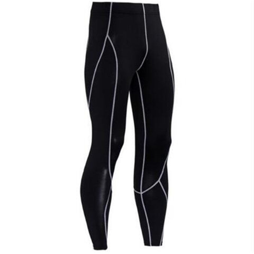 Summer Men's Blackout Compression Tight Fitting Pants