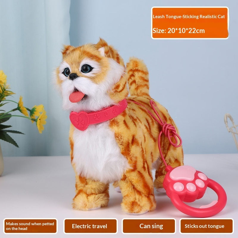 Simulation Dog That Walks Barks Wags Its Tail And Plays Musicelectric Plush Toy Dog Electronic Pet Dog With Motion-sensing Capabilities