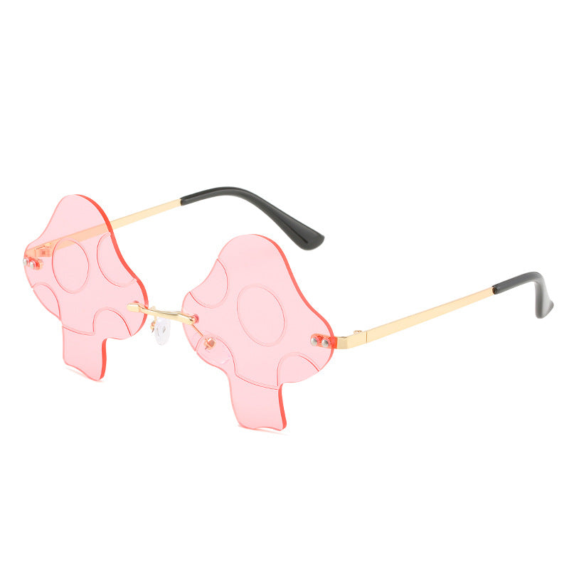 Irregular Mushroom-shaped Sunglasses For Women