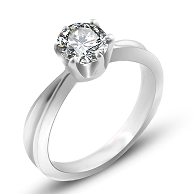 New Personality Fashion Diamond Fashion Wedding Ring