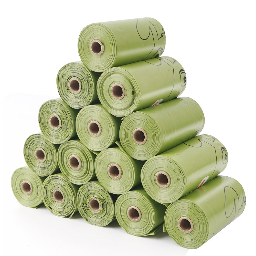 Biodegradable PET Garbage Bag Stool Bag Thickened