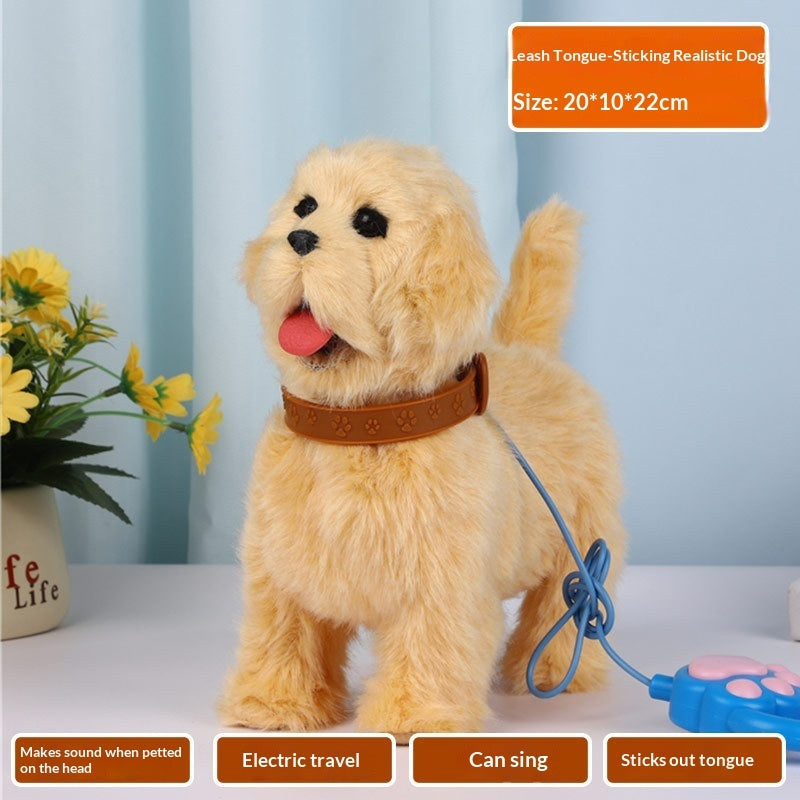Simulation Dog That Walks Barks Wags Its Tail And Plays Musicelectric Plush Toy Dog Electronic Pet Dog With Motion-sensing Capabilities