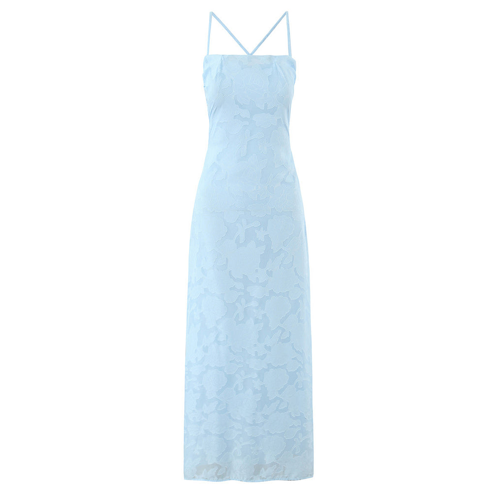 Exquisitely Beautiful Floral-cutback Strapless Evening Gown With A Stunning Resort-style Aesthetic For Women