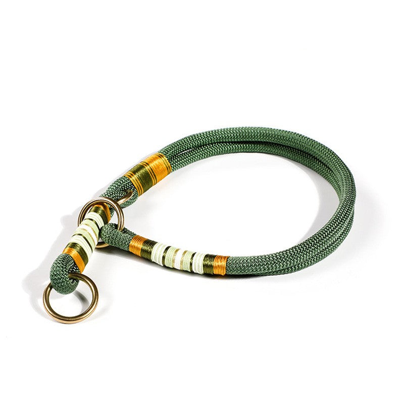 Dog Hand Holding Rope Anti Breaking Loose Collar