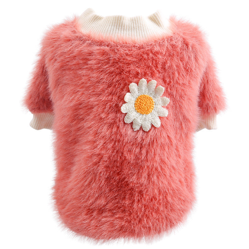 Pet Dress Daisies with Thick Styles
