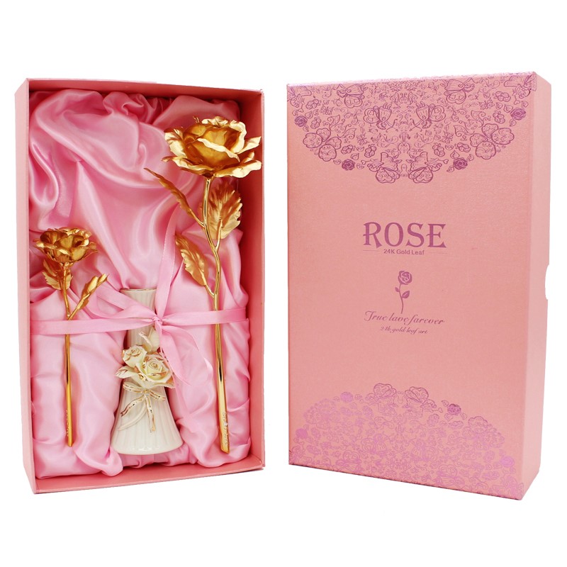 Gold Foil Rose Creative Valentine's Day Gift