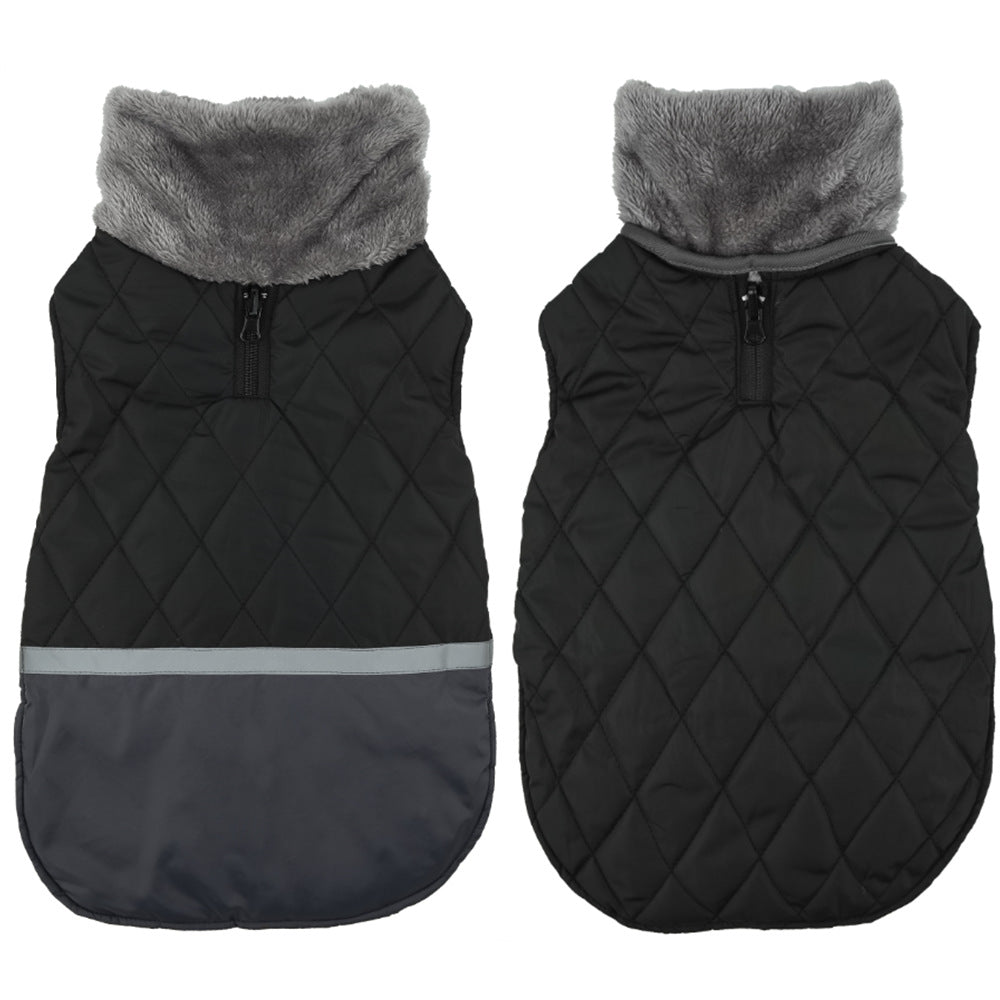 Plush Lapel Pet Clothes Double-sided