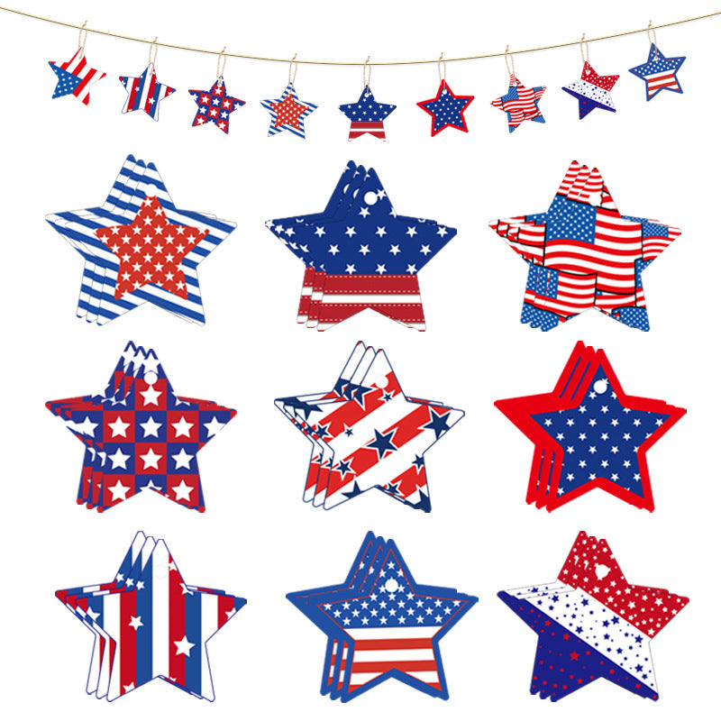 USA National Day Gift Decoration Charm Tag