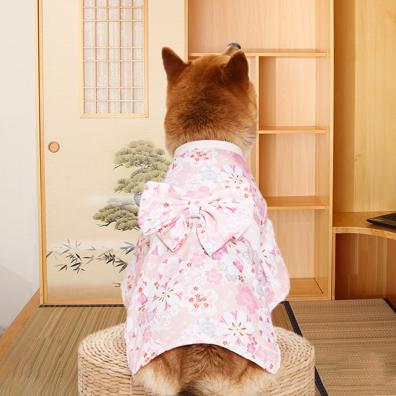 Shiba Inu Dog Clothes Thin Spring And Summer Kimono