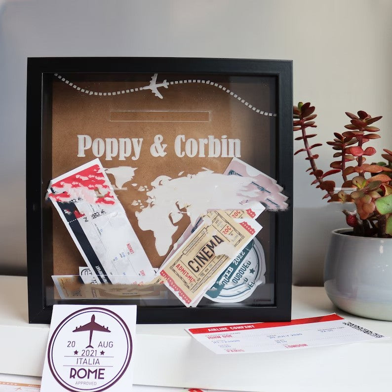 Travel Ticket Memory Box Valentine's Day Gift