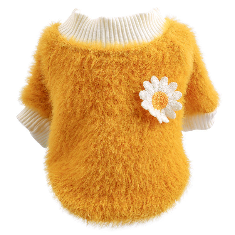 Pet Dress Daisies with Thick Styles