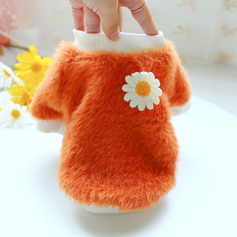 Pet Dress Daisies with Thick Styles