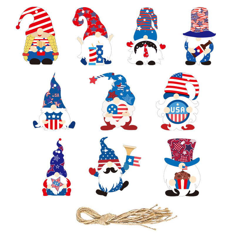 USA National Day Gift Decoration Charm Tag