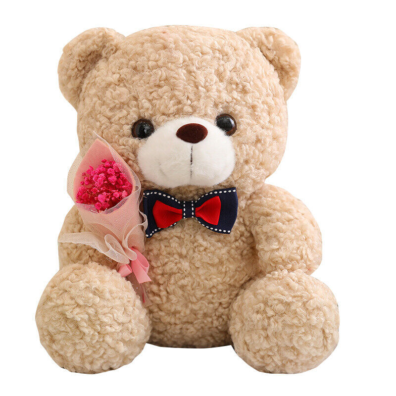 Rose Bear Doll Girls Valentine's Day Gift Clip Doll Wholesale
