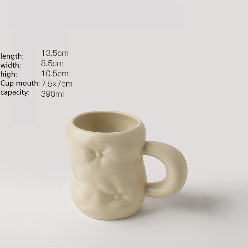 Fat Mug Home Office Coffee Lovers Water Cup Girl Teacher's Day Gift Gift Box