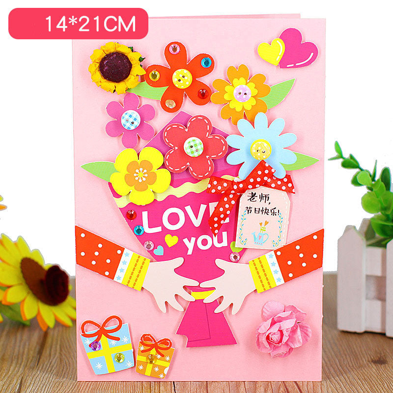 Teacher's Day Gift Handmade Diy Greeting Card Making Material Package