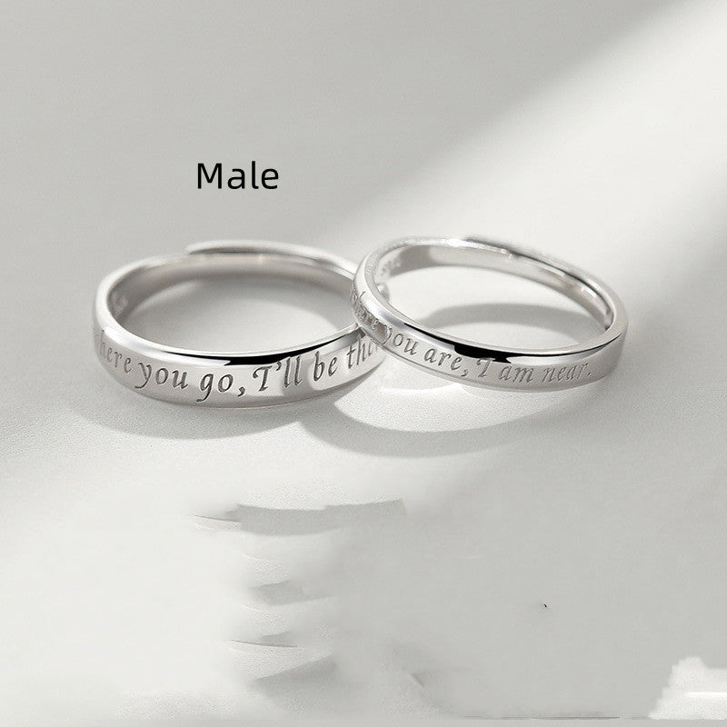 Men's And Women's Long-distance Love Valentine's Day Gift Ring