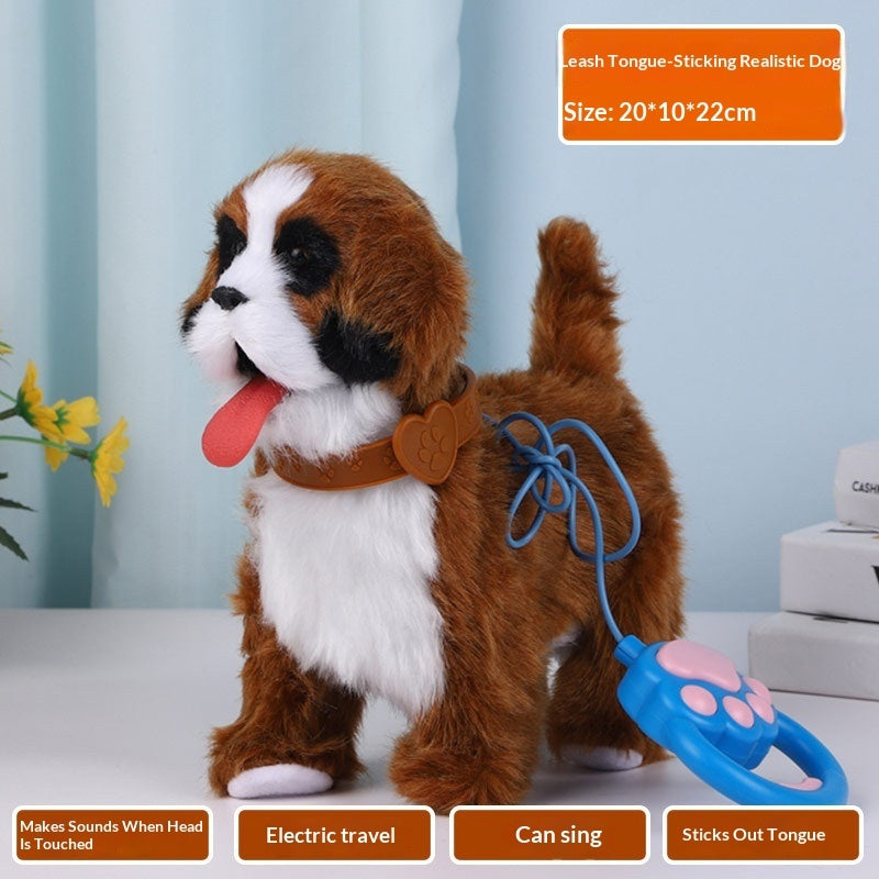 Simulation Dog That Walks Barks Wags Its Tail And Plays Musicelectric Plush Toy Dog Electronic Pet Dog With Motion-sensing Capabilities