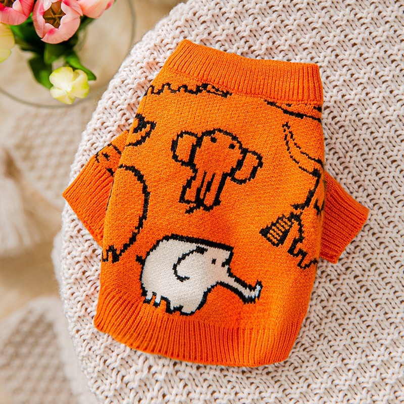 Knit Sweater Autumn Winter Puppy Clothes