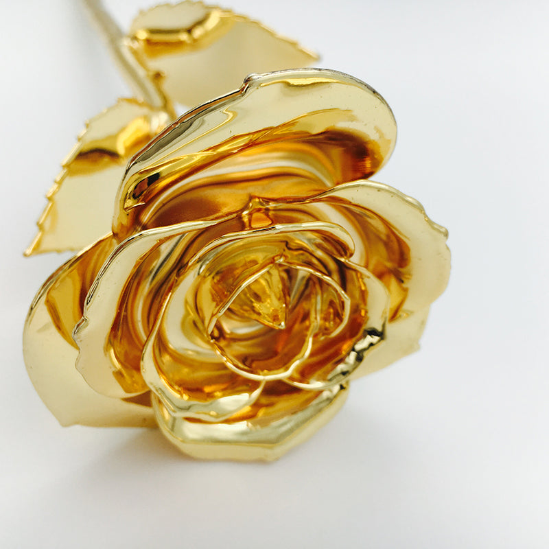 Christmas Valentine's Day Birthday Gift 24K Full Gold Plated Rose