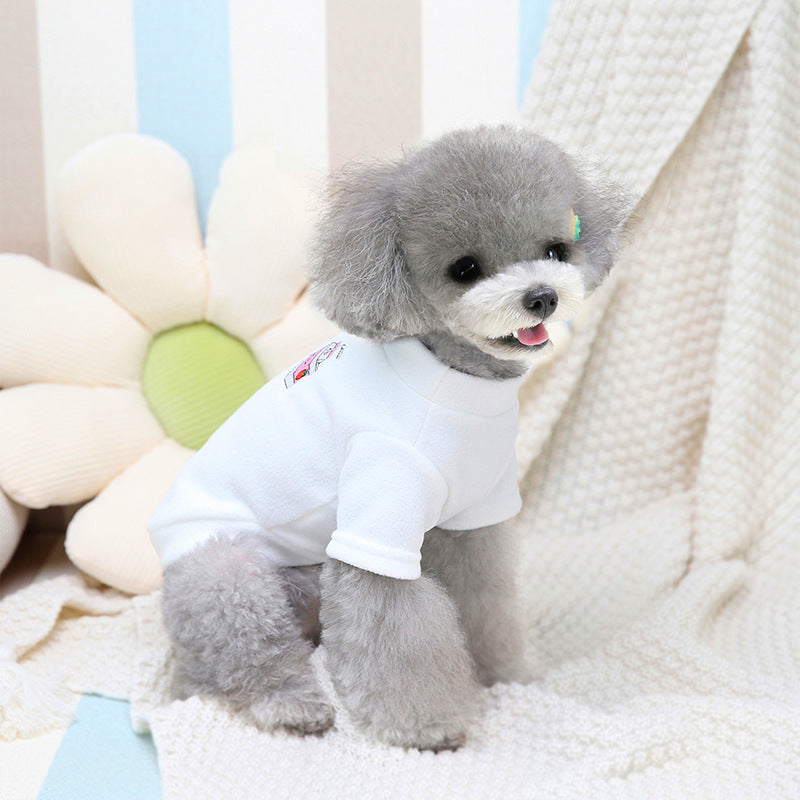 Medium-sized Dog Restaurant Two-legged Fleece Pet Clothes