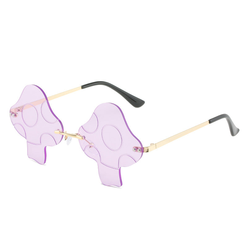 Irregular Mushroom-shaped Sunglasses For Women