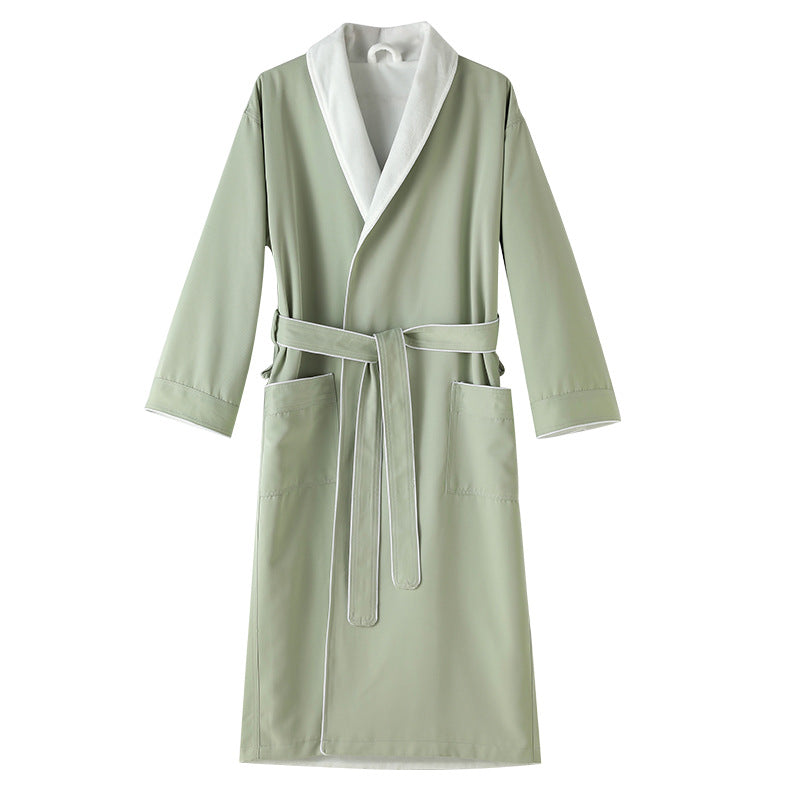 Double-layer Thickened Winter Hotel Bathrobe
