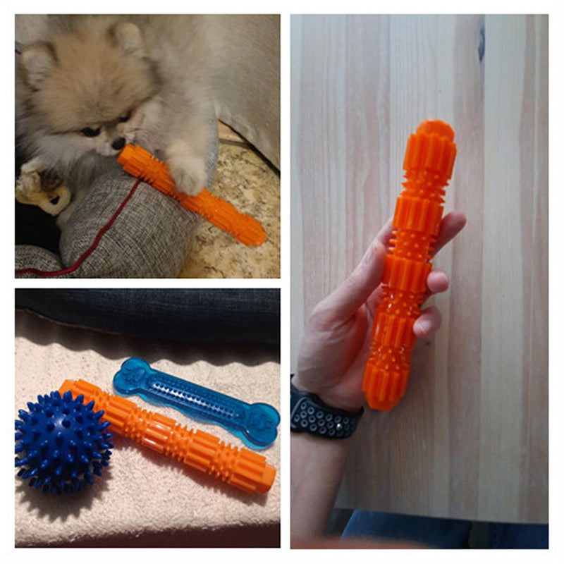 Pet Dog Chew Toy For Aggressive Chewers Treat Dispensing Rubber Teeth Cleaning Toy Squeaking Rubber Dog Toy Toys For Dogs