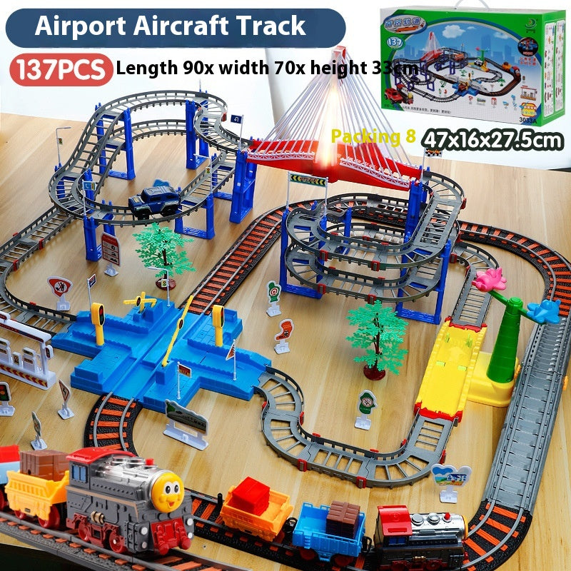 DIY Electric Rail Car Toy Model