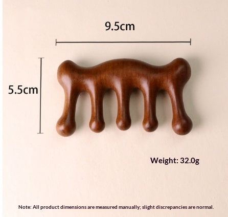 Unisex Five Teeth Massage Comb