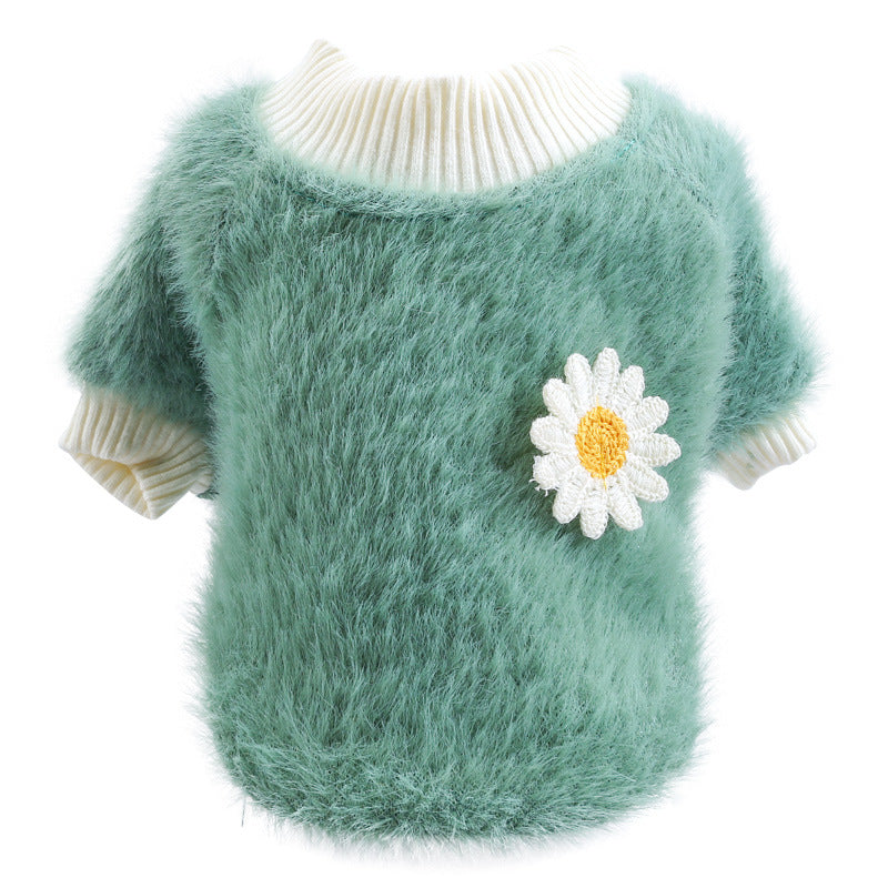 Pet Dress Daisies with Thick Styles