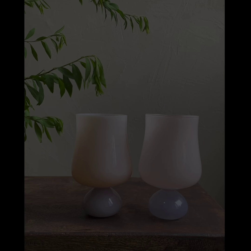 Valentine's Day Gift Milk Glass Water Cup