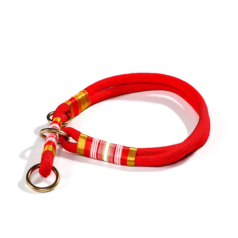 Dog Hand Holding Rope Anti Breaking Loose Collar