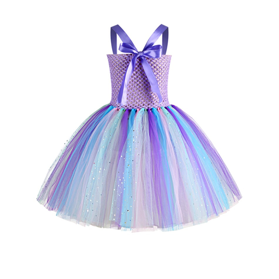 Halloween Mermaid Cosplay Children's Princess Dress