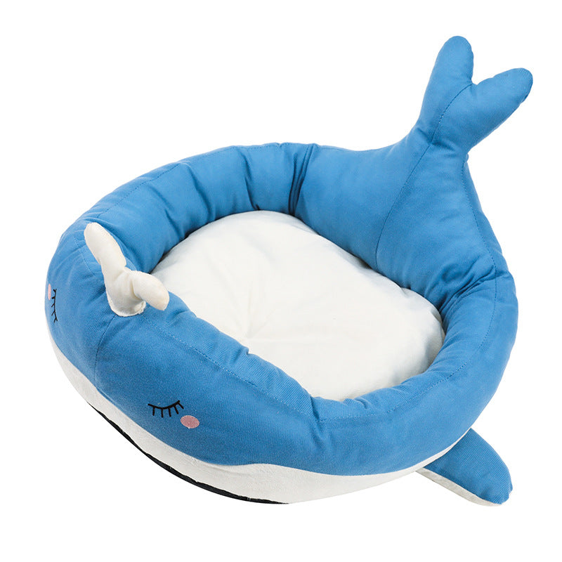 Duck Shape Fluffy Comfortable Pet Bed Sofa Suitable For Small Dogs Soft Polyester Material Unique Pattern Design Four Seasons Comfortable Sleeping Nest For Cats And Puppies