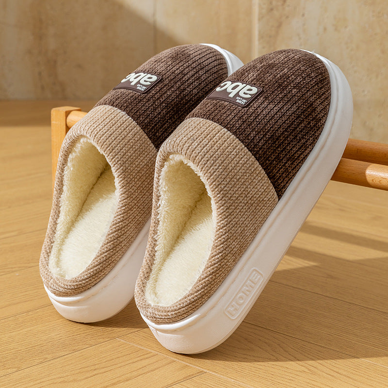 Women's Indoor Lightweight Thermal Cotton Slippers